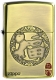 ZA-2-101B 福氣小狗(拉絲金)防風打火機