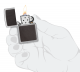 46782 皮革貼章(棕色)防風打火機